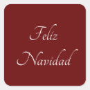 Search for feliz navidad christmas stickers Red