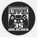 Search for 35th birthday stickers Gamer