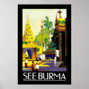 Search for burma travel posters Vintage