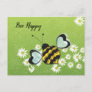 Search for happy bee postcards Garden