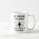 Search for sing karaoke mugs Funny