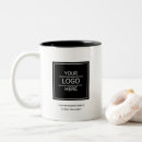 Search for branded names mugs Black and white