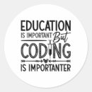 Search for education is important stickers Funny