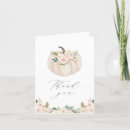 Search for pumpkin thank you cards Eucalyptus