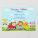 Search for train party invitations Zoo