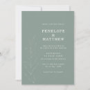 Search for olive leaf wedding invitations Black and white