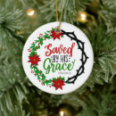 Search for grace christmas tree decorations Faith