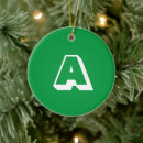 Search for letters christmas tree decorations Monogrammed