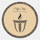 Search for coffee shop stickers Branding