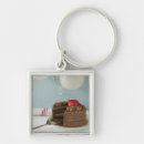 Search for chocolate cake key rings Birthday