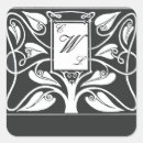 Search for three letter monogram stickers Elegant
