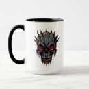 Search for metal skull mugs Biker
