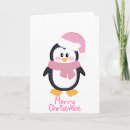 Search for merry christmas penguin postcards Pink