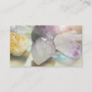 Search for crystal healing business cards Amethyst