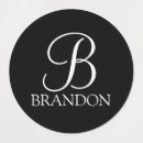 Search for black circle stickers Initial