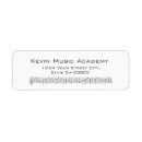 Search for music return address labels Cool