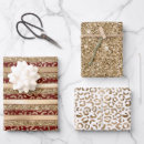 Search for red leopard wrapping paper Gold