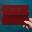 Search for burgundy envelopes Modern