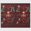 Search for matte christmas wrapping paper Vintage