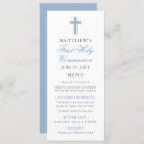 Search for communion menus First holy communion