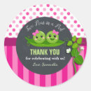Search for peas in a pod stickers Twin girls