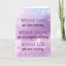 Search for life without cards Christian