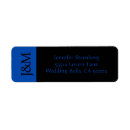 Search for bright blue return address labels Contemporary