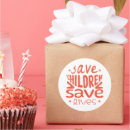 Search for save lives stickers Support