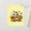 Search for bee lovers postcards Cute