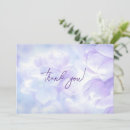 Search for purple flowers thank you cards Minimalist