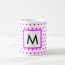 Search for polka dot letters mugs White