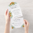 Search for rustic sunflower wedding invitations Foliage