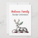 Search for deer christmas invitations Stag