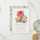 Search for gnome thank you cards Mushroom