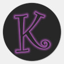 Search for monogram k stickers Alphabet