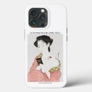 Search for japanese woman iphone cases Woodblock