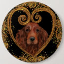 Search for setter badges Irish red setter