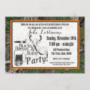 Search for buck baby shower invitations Camo