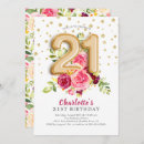 Search for foil 21st birthday invitations Party