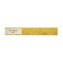Search for gold leaves return address labels Pattern