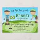 Search for golfer birthday invitations Children