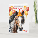 Search for funny horse birthday cards Horses