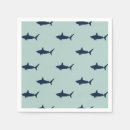 Search for shark napkins Boy birthday