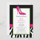 Search for high heel shoes hens party invitations For her