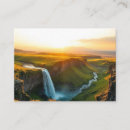 Search for waterfall business cards Forest