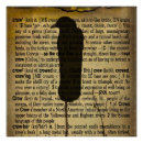 Search for vintage raven art Bird