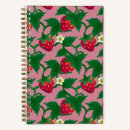 Search for strawberry pink notebooks Botanical