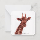Search for giraffe note cards Wildlife