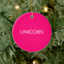 Search for unicorn christmas tree decorations Pink