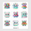 Search for kawaii monsters stickers Funny